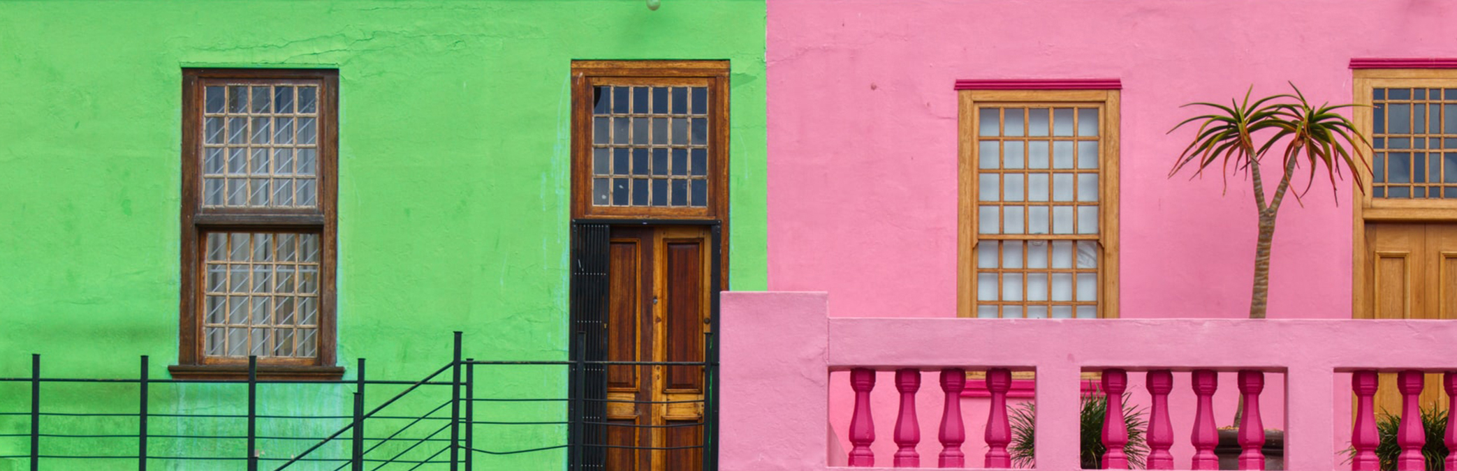 colourful houses